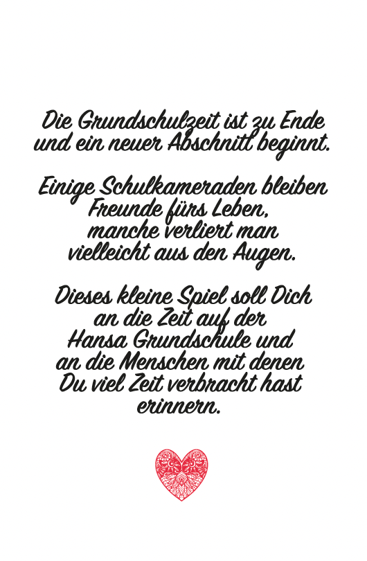 Hansa Grundschule 6b Skatspiel